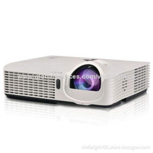 vivibright dlp short throw projector ,3200ansi lms ,0.6:1 short throw lens for school